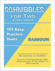 Schnibbles for Two: 101 Easy Flex Duets for Band (Bassoon) P.O.D. cover Thumbnail